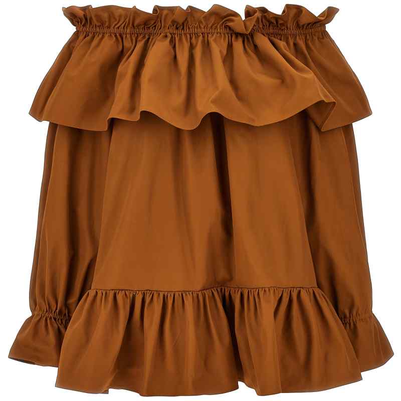 Saint Laurent Flounces Mini Dress