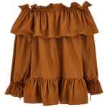 Saint Laurent Flounces Mini Dress