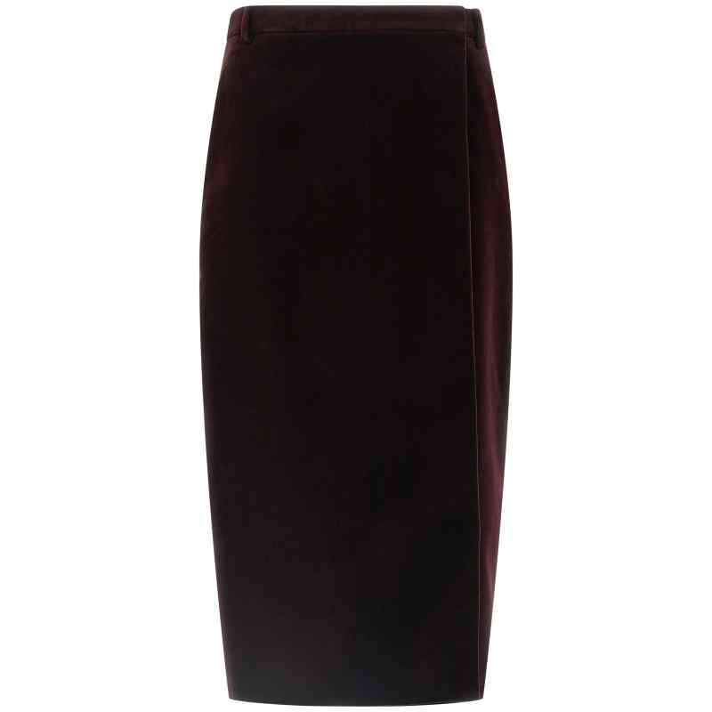 826769Y615W6500_01_M_2025-07-28T08-23-28.479Z-1 Saint Laurent Velvet Skirt