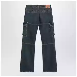 Balenciaga Blue Cargo Regular jeans with a faded effect