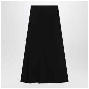Balenciaga Draped black skirt in crêpe