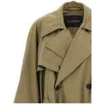 Balenciaga Draped Neck Trench Coat
