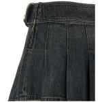 Balenciaga Buckle Pleated Skirt