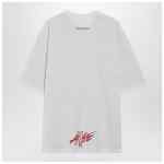 Moncler X A$AP Rocky Red cotton T-shirt with digital print