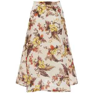 Zimmermann Matchmaker Floral Flare Skirt