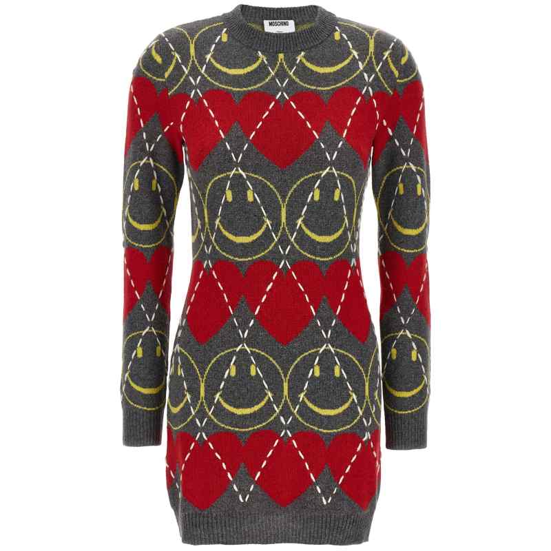 Moschino Smiley® Wool Dress