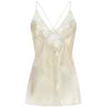 Alberta Ferretti Satin And Lace Top