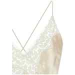 Alberta Ferretti Satin And Lace Top