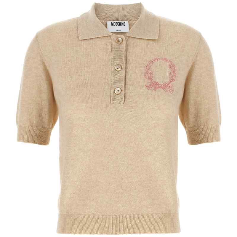 Moschino Polo Embroidery Sweater Moschino Polo Embroidery Sweater