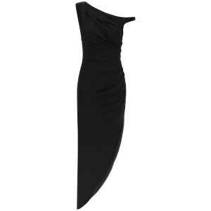 Elisabetta Franchi Jewel Shoulder Dress