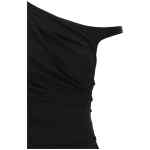 Elisabetta Franchi Jewel Shoulder Dress