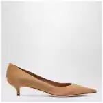 Jimmy Choo Décolleté Amelia in suede color Toffee