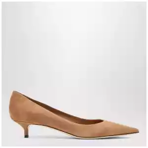 Jimmy Choo Décolleté Amelia in suede color Toffee