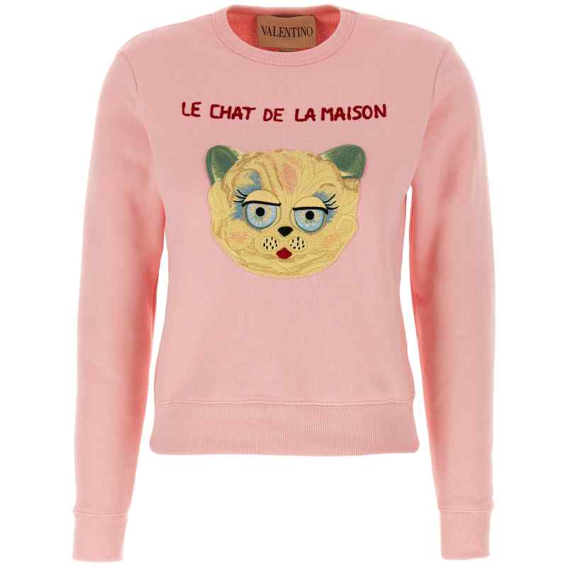 B3MF25A9N816Q_01_M_2025-07-08T08-22-47.957Z-4 Valentino Garavani Le Chat De La Maison Sweatshirt