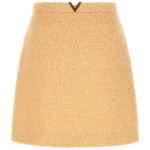 Valentino Garavani V Gold Skirt