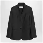 Max Mara Midnight blue jacket in cotton denim effect