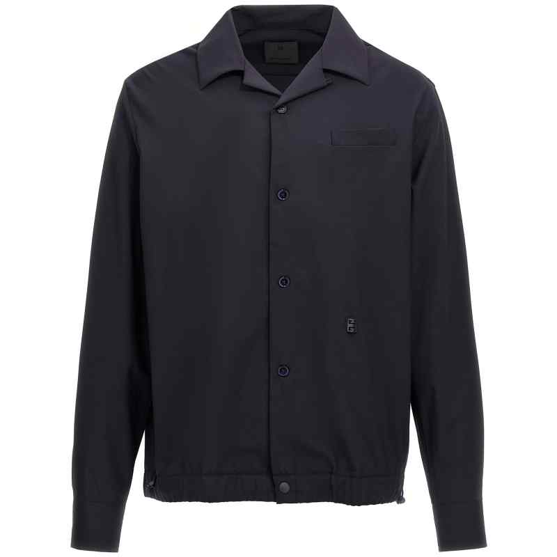 Givenchy Logo Plaque Shirt