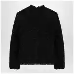 Givenchy Black tweed and lurex jacket