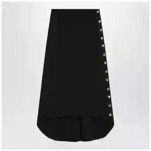 Givenchy Black Milan stitch skirt with buttons