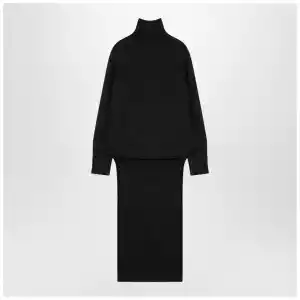 Givenchy Dark grey turtleneck with drawstring