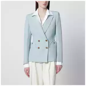 Blazé Milano Light blue double-breasted jacket