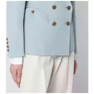 Blazé Milano Light blue double-breasted jacket