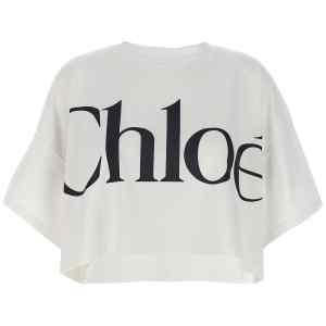 Chloé Logo Crop T-shirt