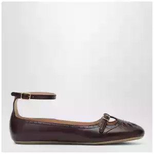 Chloé Burnt Purple Misty ballerinas