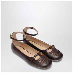 Chloé Burnt Purple Misty ballerinas