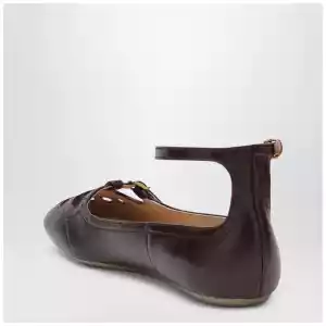 Chloé Burnt Purple Misty ballerinas