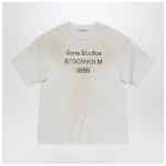 Acne Studios Logo T-shirt Relaxed fit Dusty White