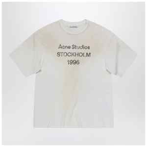 Acne Studios Logo T-shirt Relaxed fit Dusty White