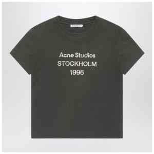 Acne Studios Logo T-shirt Faded Black