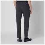 PT Torino Grey trousers in wool blend