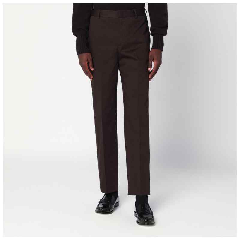 PT Torino Brown cotton trousers PT Torino Brown cotton trousers