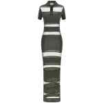 Coperni Striped Sheer Polo Dress