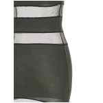 Coperni Striped Sheer Polo Dress
