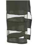 Coperni Striped Sheer Polo Dress