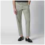 PT Torino Sage green cotton-blend trousers