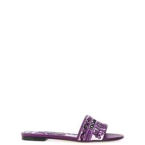 Dolce & Gabbana Maiolica Embroidery Slides