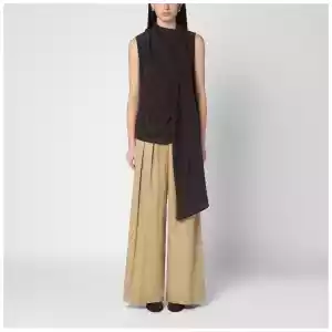 P.A.R.O.S.H. Brown silk blouse
