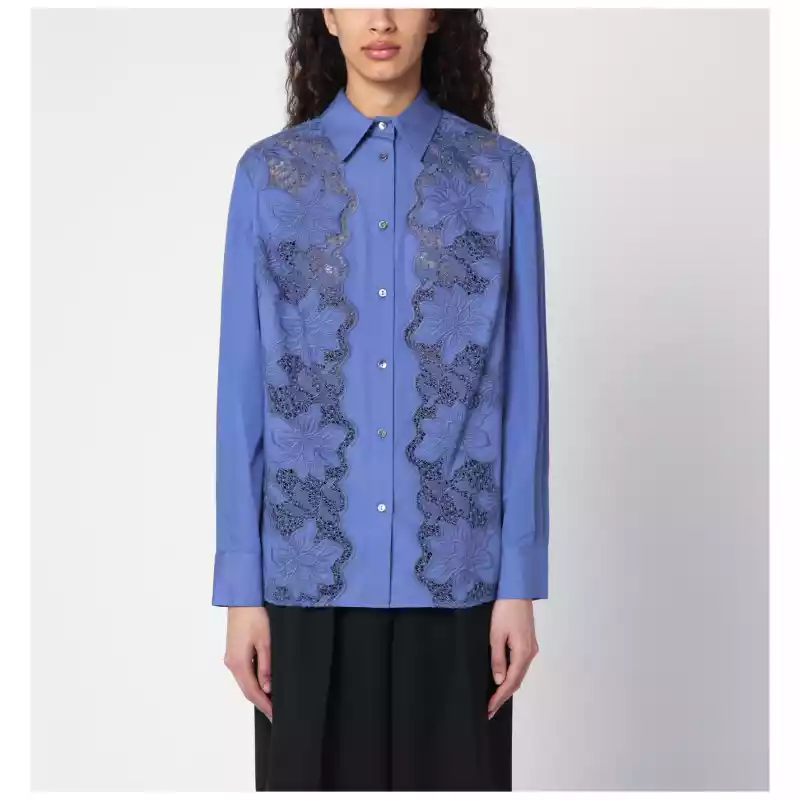 P.A.R.O.S.H. Embroidered cotton shirt