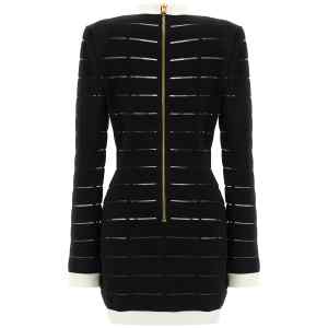 Balmain Two-tone Knit Dress