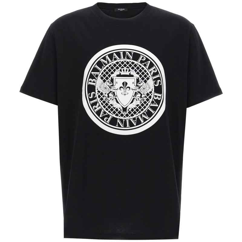 Balmain Velvet Logo T-shirt Balmain Velvet Logo T-shirt