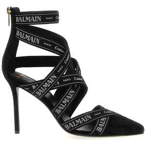 Balmain Couture Ribbon-print Pumps