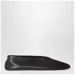 The Row Stella slippers brown in leather and shearling