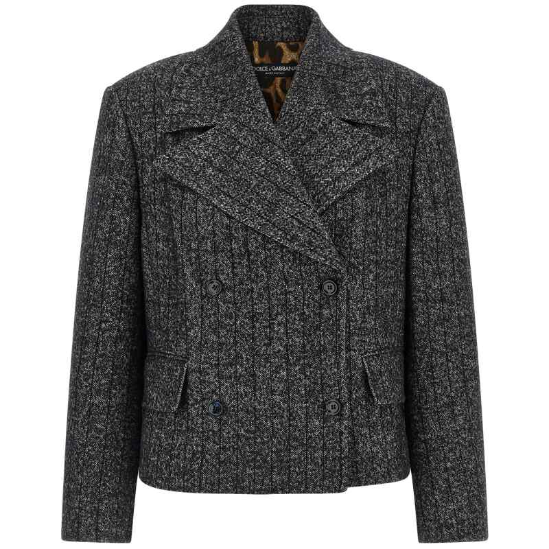 Dolce & Gabbana Striped Wool Blazer