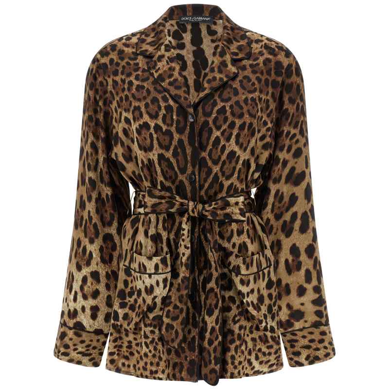 Dolce & Gabbana Leopardo Pajama Shirt