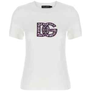 Dolce & Gabbana Maiolica Logo Patch T-shirt