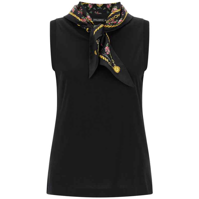 Dolce & Gabbana T-shirt With Scarf